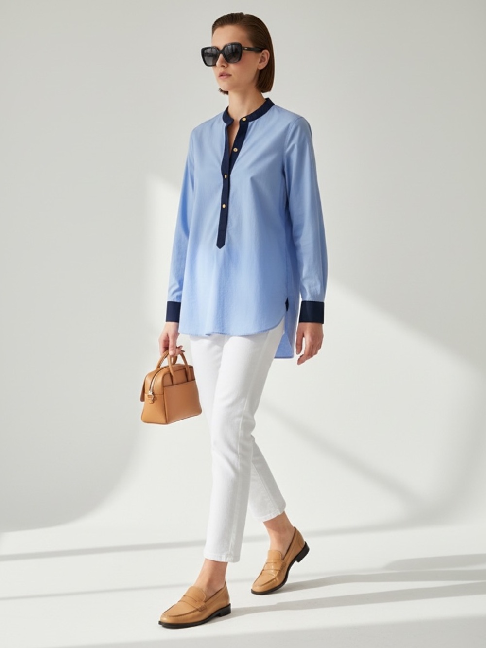 Tory Burch Cotton Tunic - Picture 2 of 12